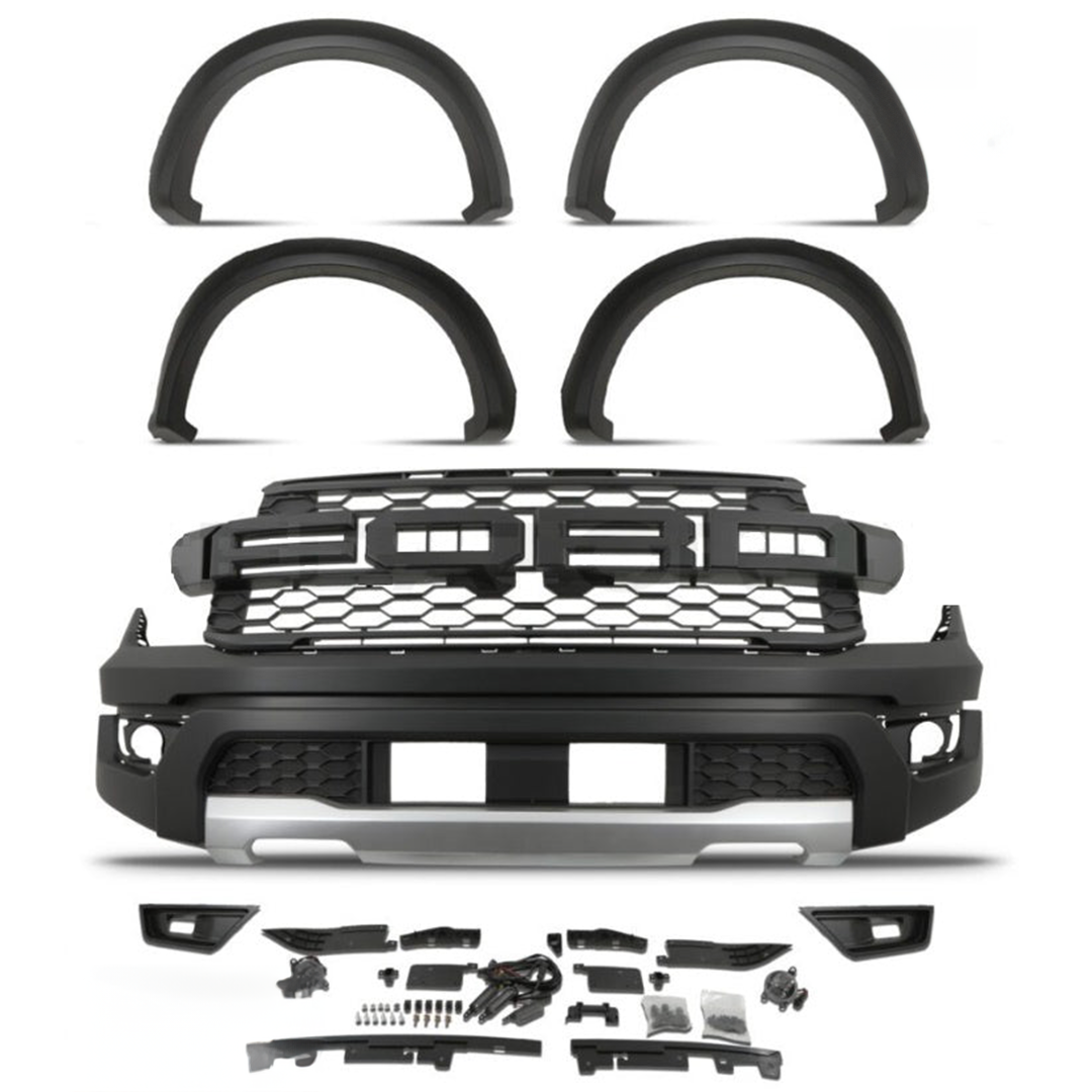 Ford Ranger T9 2023 Raptor Style Body Kit for XLT/SPORT/WILDTRAK