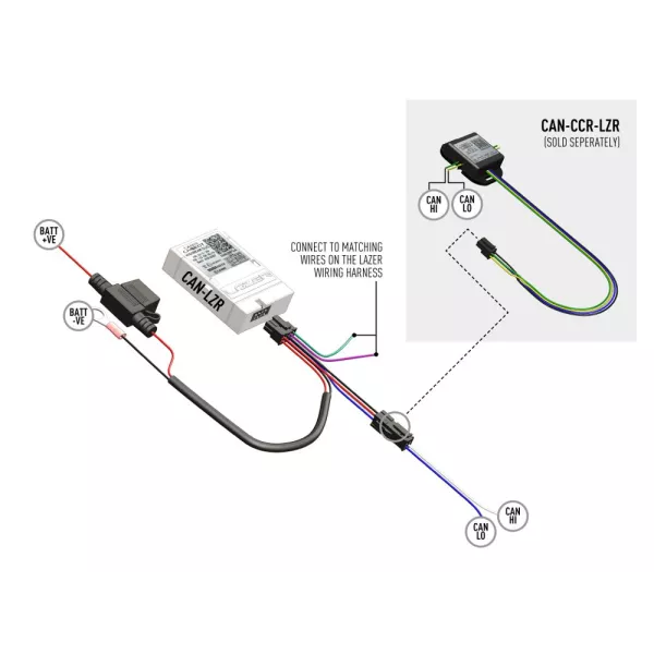 Lazer Lamps CAN BUS Interface (Dual-Output)