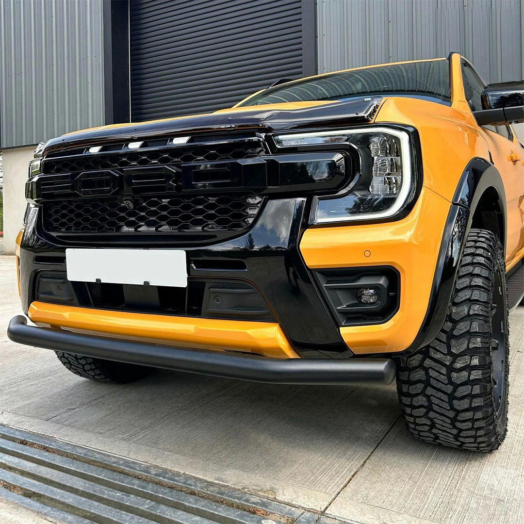 Ford Ranger T9 2023 Black Powder Coated Front Bar Spoiler