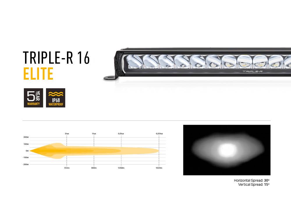 Ford Ranger T9 Raptor Lazer Lamps Triple-R 16 Elite LED Grille Integration Kit